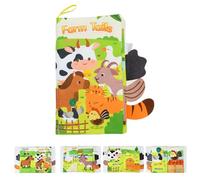 Cloth Books, Crinkle Book for | Tails Fun Sensory Books | Interactive Books Preschool Learning Toys