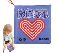 Cloth Books For,Colorful Soft Cloth Book Interactive Crinkle Book - Crinkle Books For 9 Month, Improve Observation, Memory & Arouse Curiosity