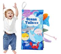 Cloth Books, Toddler Story Cloth Book, Sensory Toys and Activity Books for Boys and Girls 3-18 Months, for Early Education Lnhgh