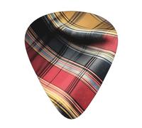Cloth Checkered Lines Wzywhj Prints Abs Guitar Picks 12 Piece, Easy Grip Uke Picks For Your Bass, Ukulele, Acoustic Or Electric Guitar