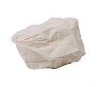 Cloth Cover Bread Fermentation Basket with Cotton and Linen Liner for Dough Fermentation, Offering a Rustic Design and Easy Maintenance for Bakers (21 * 15 * 8cm)