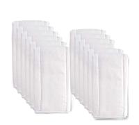 Cloth Diapers Prefold Cotton 12 Pack - 100% Unbleached Premium Cotton, Fasoar 3 Ply Baby Washable Diaper Covers for Babies to Toddlers Multi-Use (10-35 lbs)