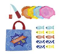 Cloth Fishing Game, Fabric Educational Interactive, 1 Set, Game Toy Sorting Learning Toys, Soft Safe Design, For Preschool Kindergarten Classroom Use