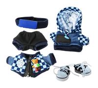 Cloth for Doll, Toy Clothing Set, Imaginative Play Wardrobe, Detailed Stitching Elements, Decorative Pretend Wear, 1 Set, For Kids Birthday Display Use