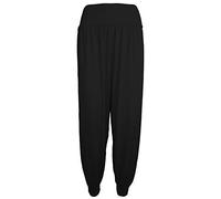 Cloth Garage® Womens Alibaba Harem Ankle Cuff Pants Trousers Women Harem Trouser Alibaba Plain & Printed Elactic Waist Pyjama Bottoms Loose Fit Baggy Pilates Yoga Pants and Summer Trousers Black