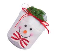 Cloth Gift Sacks For Christmas Candy Party Supplies Decoration Drawstring Santa/Snowman/Deer Seasonal Organization Bag Holiday Fabric Container