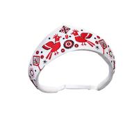 Cloth Hairband Hair Ornament with 3D Embroidery Pattern Elegant Royal Design Crowns Headpiece for Festival Festival Hair Accessory