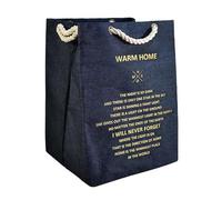 Cloth Laundry Bag | Space Saving Waterproof Large Capacity | Reusable Tote Bag Clothes Storage - for Home Bedroom Living Room Nursery Apartment Farmhouse Outdoor Camping Shopping