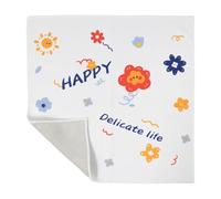 Cloth Makeup Bag, Portable Cosmetic Bag | Portable Adhesive Fabric Bag | Travel Cosmetic Bag, Makeup Organizer, Reusable Toilet Camera Cloth, Happiness, riferimento alla descrizione, Please refer