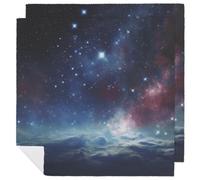 Cloth Napkins Durable Dinner Napkin Soft Absorbent Table Napkin Set of 2 PCS Night Sky Outer Space Kitchen Placemats Reusable Washable Napkins for Parties Restaurant Wedding Hotel