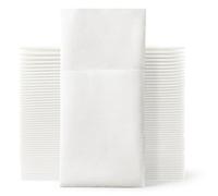 Cloth Napkins Napkin Napkins Pocket Paper Disposable Hand Wedding Lunch Dinner Flatware Silverware Cloth Folded Pre White Like Prefolded Baby