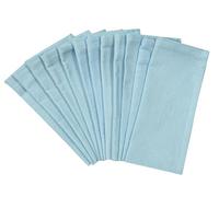 Cloth Napkins Set of 12 (18x18 Inches or 46x46 CM) 100% Cotton Everyday Use Premium Quality Cloth Napkins Ultra Soft Perfect Dinner Napkins/Table Napkins - Powder Blue - The Home Talk