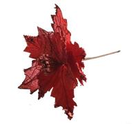 Cloth Plastic Xmas Bauble 20cm Gold Silver Red for champagne(Red)