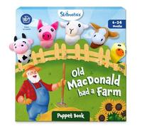 Cloth Puppet Book - Old Macdonald Had a Farm, Interactive Finger Puppets for Infants & Toddlers, Early Learning & Sensory Toys, Nursery Rhyme, Gifts for Babies Ages 6 Months to 2 Years