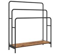 Cloth Rack with Shelf with Storage Engineered wood Modern Coat Chic Home vidaXL