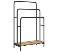 Cloth Rack with Shelf with Storage Engineered wood Modern Coat Chic Home vidaXL