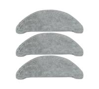 Cloth Rag，Side Brush，Filter，Robot Vacuum Cleaner Dust Bag Repetitive Wipes Mop Accessories, SDJ01RM，Compatible For Roidmi EVE Plus (Color : 3pc mop)