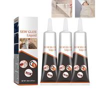 Cloth Repair Sew Glue Liquid 50ml, Fabric Sewing Glue Liquid, 2023 New Instant Sew Glue Bonding Liquid, Multi Fabric Sew Glue, Sew Glue Liquid For All Fabrics (3, A)