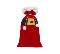 Cloth Santa Gift Bags Drawstring Cord Large Present Sack for Home Xmas Navidad New G7J6 Packaging Bag Noel Gifts Year de santa bags large cloth sack bags,velvet para bags Candy plush sacks