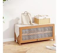 Cloth Wardrobe, Portable Wardrobe, Storage Organizer with PP Pads and Gloves, Foldable Closet with Cloth Cover Quick and Easy To Assemble, for Bedroom, Cloakroom and Dressing Room