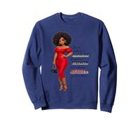 Clothed In Confidence Dressed In Strength Melanin Queen Sweatshirt