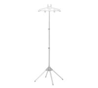 Clothes Airer - Foldable Clothes Rack, Adjustable Garment Hanger | Indoor Outdoor Clothes Drying Stand, Rotatable Airer For Hangers, Clothes Steamer Rack, Folding Stand For Hotels, Tailor's Shop