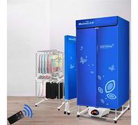 Clothes Airer Folding Clothes Dryer Household Quick-drying Wardrobe Non-folding Dormitory Storage Rack 1600W Touch Screen Remote Control The New
