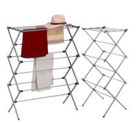 Clothes Airer Indoor Folding Multi Tier Heavy Duty Drying Rack - Made from Aluminium - light weight, Rust proof, Extendable, Collapsible, Space-Saving, Portable, Laundry Dryer Stand for Home Use