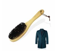 Clothes Brush Clothes Brush Fluff Remover Wooden Boar Bristle Suits Cashmere Wool Velvet with Handle Carpet Pet Hair Removal Sofa Fabric Cleaning Bed Furniture Dust Lint Rugs (1 Count)