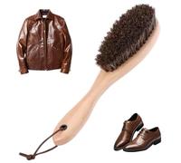 Clothes Brush Lint Remover 9.8 Inch Lint Brushes for Clothes Easy Hanging Horse Brush with Wood Handle Comfortable Grip Felt Hat for Coat Shoes Furniture Cleaning, Brushes For, Cl