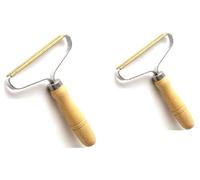 Clothes & Carpet Lint Remover - Manual Reusable Fabric Shaver Brush for Sofa, Upholstery & Pet Hair Pack of 2