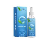 Clothes Cooling Spray, Instant Temperature Reduction, 100Ml, Fabric Mist Refresher, Sportswear Chilling Liquid, Fast Acting Active Wear Care, for Running Cycling Hiking