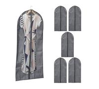 Relaxdays Clothes Cover Set of 6 135 x 60 cm XL