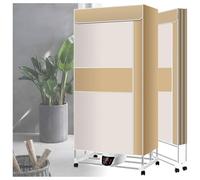 Clothes Dryer Indoor, Fast Drying Intelligent Constant Temperature Dryer, Large Space Foldable Heated Drying Rack(Yellow)