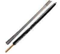 Clothes Dryer Lint Vent Trap Cleaner Kit Brush 2 Pack Gas Electric Long Flexible Fire Refrigerator Coil Brush