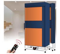 Clothes Dryer, Multi-Speed Intelligent Constant Temperature Heated Drying Rack for Clothes, Power Saving Large Space Heated Air Dryer for Home Use,Blue