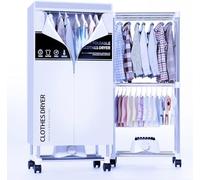 Clothes Dryer, Portable Drying Machine with Timer, 60inch Laundry Drying Wardrobe with Large Capacity, Electric Dryer/Rack for Home | Appartments (Grey RK6)