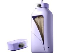 Clothes Dryers Hanging Garment Steamer Garment Hanger for Steaming Clothes Automatic Ironing Machine Collapsible Automatic(Lila)