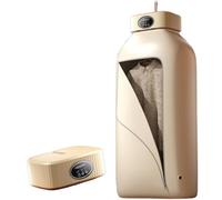 Clothes Dryers Hanging Garment Steamer Garment Hanger for Steaming Clothes Automatic Ironing Machine Collapsible Automatic(Khaki)