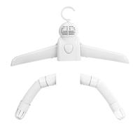 Clothes Drying Rack - Electric Hanger System, Portable Heater Bar | Compact Travel Dry Device, Adjustable Warm Air Blower, Apparel Solution with Home Scenario