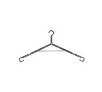 Clothes Drying Rack Portable Outdoor Camping Coat Drying Rack Hangers for Travel Accessories Black