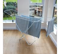 Clothes Dyer Airer Indoor/Outdoor Foldable Radiator Stand Laundry Horse Rail (18m Winged Airer)
