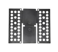 Clothes Folding Board - Variable Stack Height Correction Solution T Shirt Folder, Adjustable Hinge Design, Uniform Edge Alignment + Anti-Static surfaces, PP Resin Solid | Perfect for Laundry