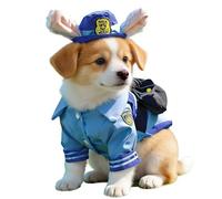 Clothes for Cats, Officer Rabbit Theme Cosplay Outfit for Kitten - Costume Clothes for Dogs - for Pet Owners and Special Occasions Costume Party Birthday Halloween