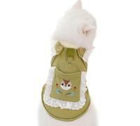 Clothes for Cats, Vest for Dogs - Summer Cartoon Clothes for Pets, Puppies and Cats, Party Costumes Lace Skirt Dresses Clothes Summer Clothes for Pet Puppy Cat