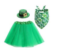 Clothes for Duck , Clothes Irish Ducks with Hat and Bandana - Seasonal Garden Decorations for St. Patrick's Day, Valentine's Day, Thanksgiving, Autumn and Autumn