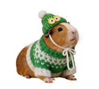 Clothes for Hamster - Cute Animal Hooded Pullover - End Chills - Cold Air Currents - 10 x 5.5 cm - Mini Cup + Sweater Style - Cotton Linen Fiber Weave | for Pigs