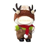 Clothes for Labubu, Clothing for Big into Energy Labubu, Cosplay Hat & Overalls Set for 17cm/15cm Dolls (Reindeer Overalls Set)
