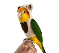 Clothes For Parrots - Bear Shaped Bird Costume, Adorable Cape For Small Birds, Soft And Light Outfit | Versatile Clothing Family Meetings Festivals Share On Soc Networks