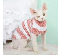 Clothes for sphynx Plush Wool Coat Warm Sweater for Sphynix Cat Clothing Winter Outwear for kittens Small Dogs Pet products